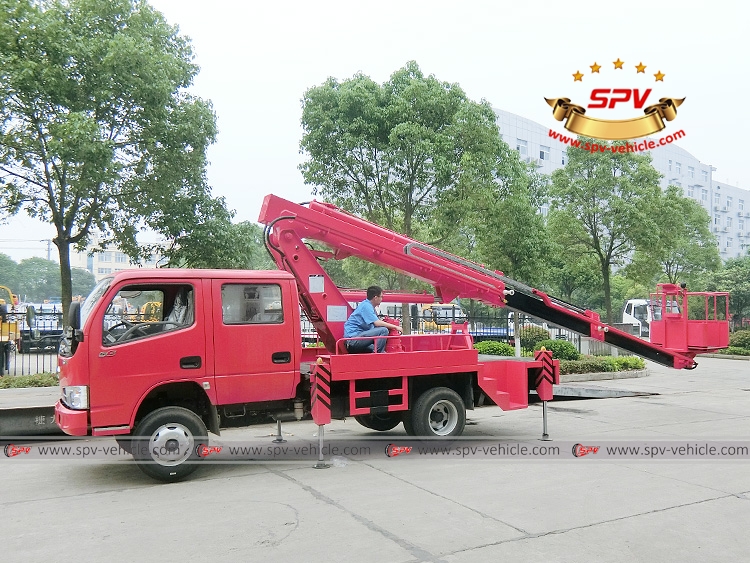 16M  Telescopic Beam Lifter Dongfeng - Operation